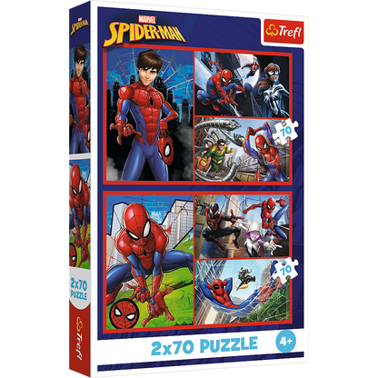 Puzzle 2x70 Histórias Spider-Man Trefl 34443