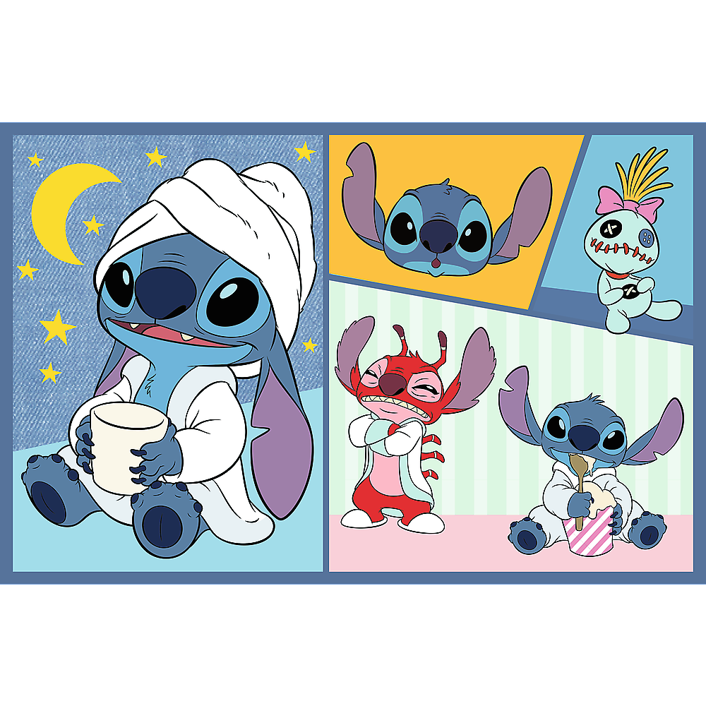 Puzzle 2x70 Stitch Diversão Trefl 34444