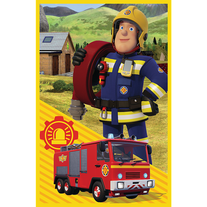 Puzzle 3x50 Bombeiro Sam Equipa Trefl 34880