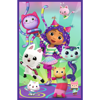Puzzle 3x80 Dias Coloridos Gabby Trefl 34882