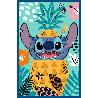 Puzzle 3x80 Mundo Stitch Trefl 34885