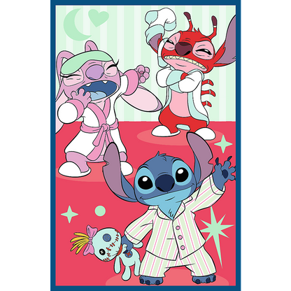Puzzle 3x80 Mundo Stitch Trefl 34885