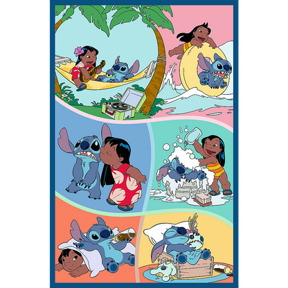 Puzzle 3x80 Mundo Stitch Trefl 34885