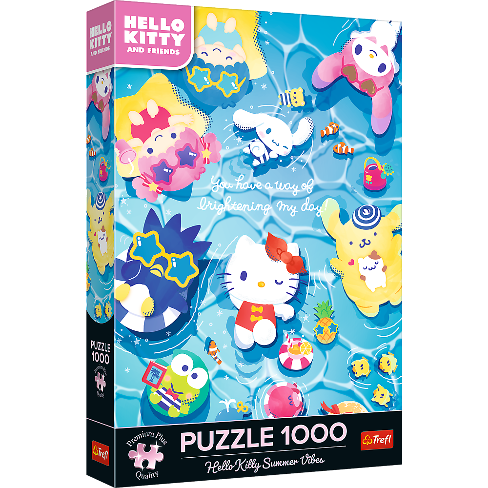Puzzle Hello Kitty Relaxamento Verão 1000pcs Trefl 12067