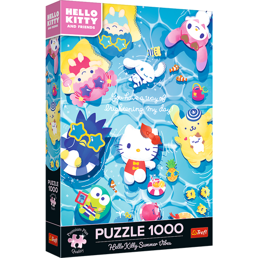 Puzzle Hello Kitty Relaxamento Verão 1000pcs Trefl 12067