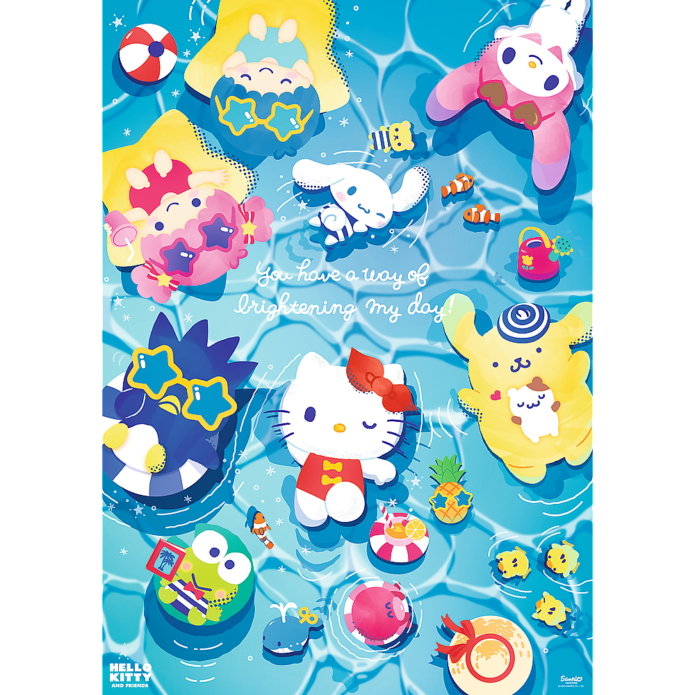Puzzle Hello Kitty Relaxamento Verão 1000pcs Trefl 12067