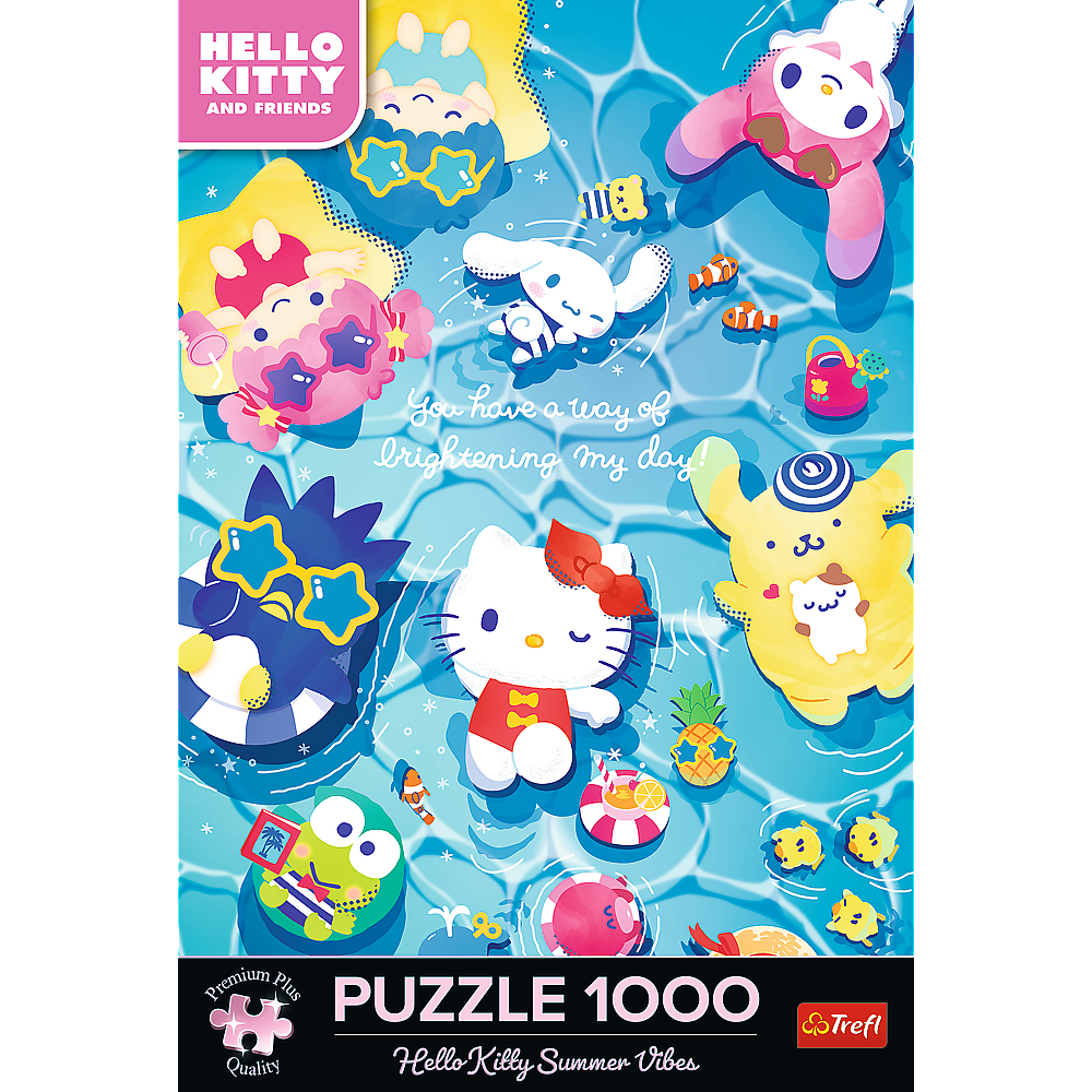 Puzzle Hello Kitty Relaxamento Verão 1000pcs Trefl 12067