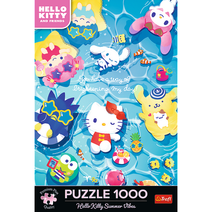 Puzzle Hello Kitty Relaxamento Verão 1000pcs Trefl 12067