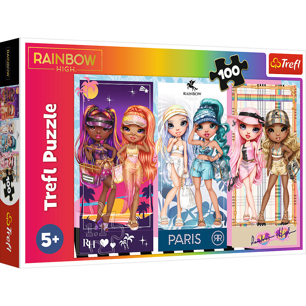Puzzle Rainbow High 100pcs Trefl 16444