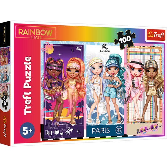 Puzzle Rainbow High 100pcs Trefl 16444
