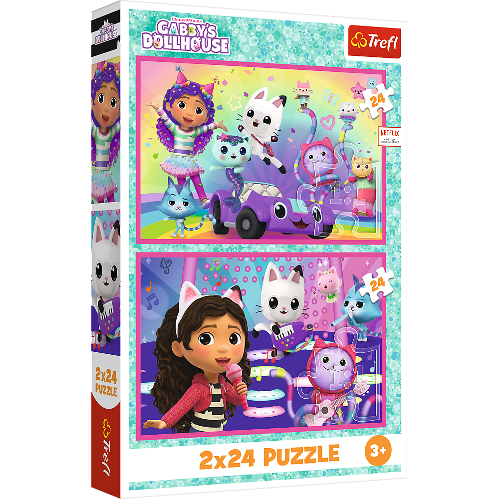 Puzzle 2x24 Gabby Diversão Trefl 34433