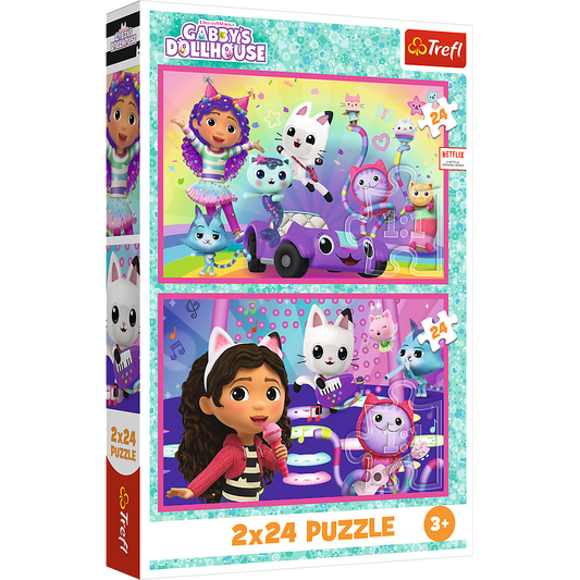 Puzzle 2x24 Gabby Diversão Trefl 34433