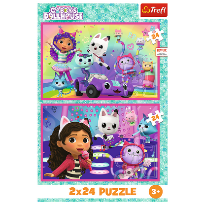 Puzzle 2x24 Gabby Diversão Trefl 34433