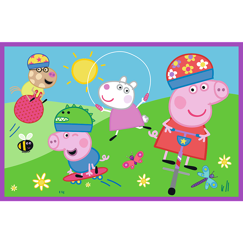 Puzzle 2x24 Peppa Pig Parque Infantil Trefl 34435