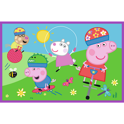 Puzzle 2x24 Peppa Pig Parque Infantil Trefl 34435