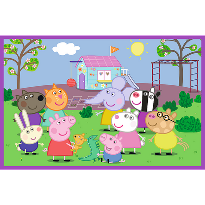 Puzzle 2x24 Peppa Pig Parque Infantil Trefl 34435