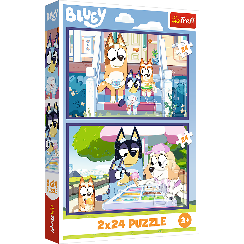 Puzzle 2x24 Bluey Diversão Trefl 34446