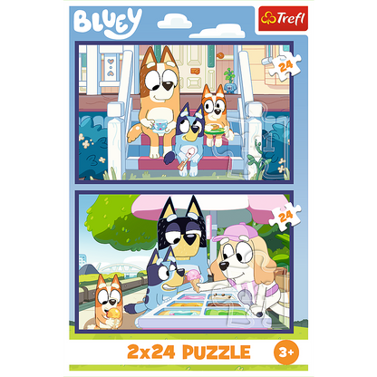Puzzle 2x24 Bluey Diversão Trefl 34446
