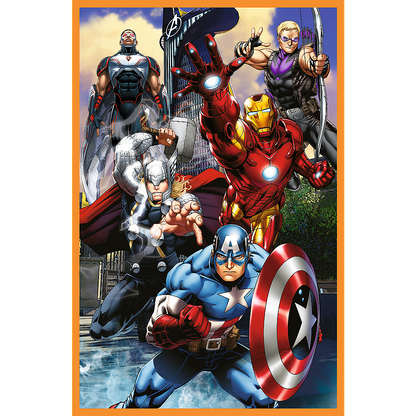 Puzzle 3x80 Avengers Ação Trefl 34883