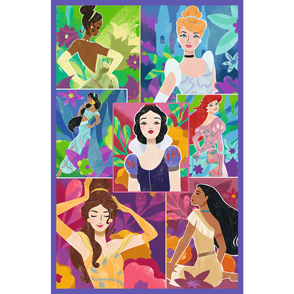 Puzzle 3x80 Princesas Disney Amigos Trefl 34884