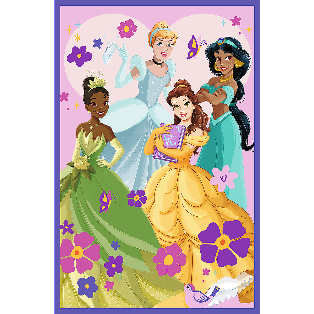 Puzzle 3x80 Princesas Disney Amigos Trefl 34884