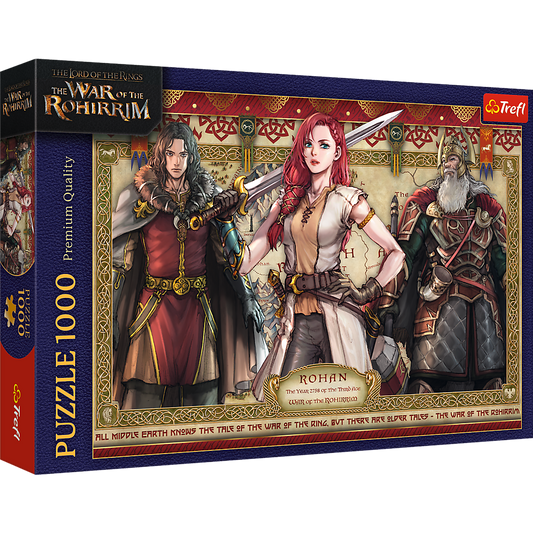Puzzle Senhor dos Anéis Guerra Rohirrim 1000pcs Trefl 10937