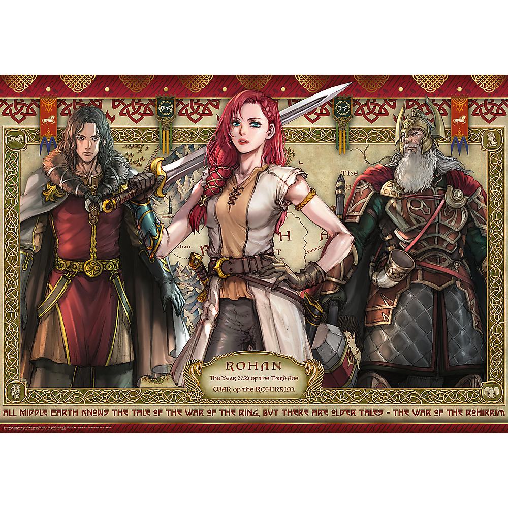 Puzzle Senhor dos Anéis Guerra Rohirrim 1000pcs Trefl 10937