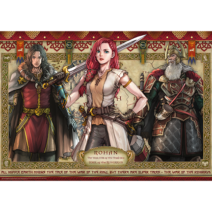 Puzzle Senhor dos Anéis Guerra Rohirrim 1000pcs Trefl 10937