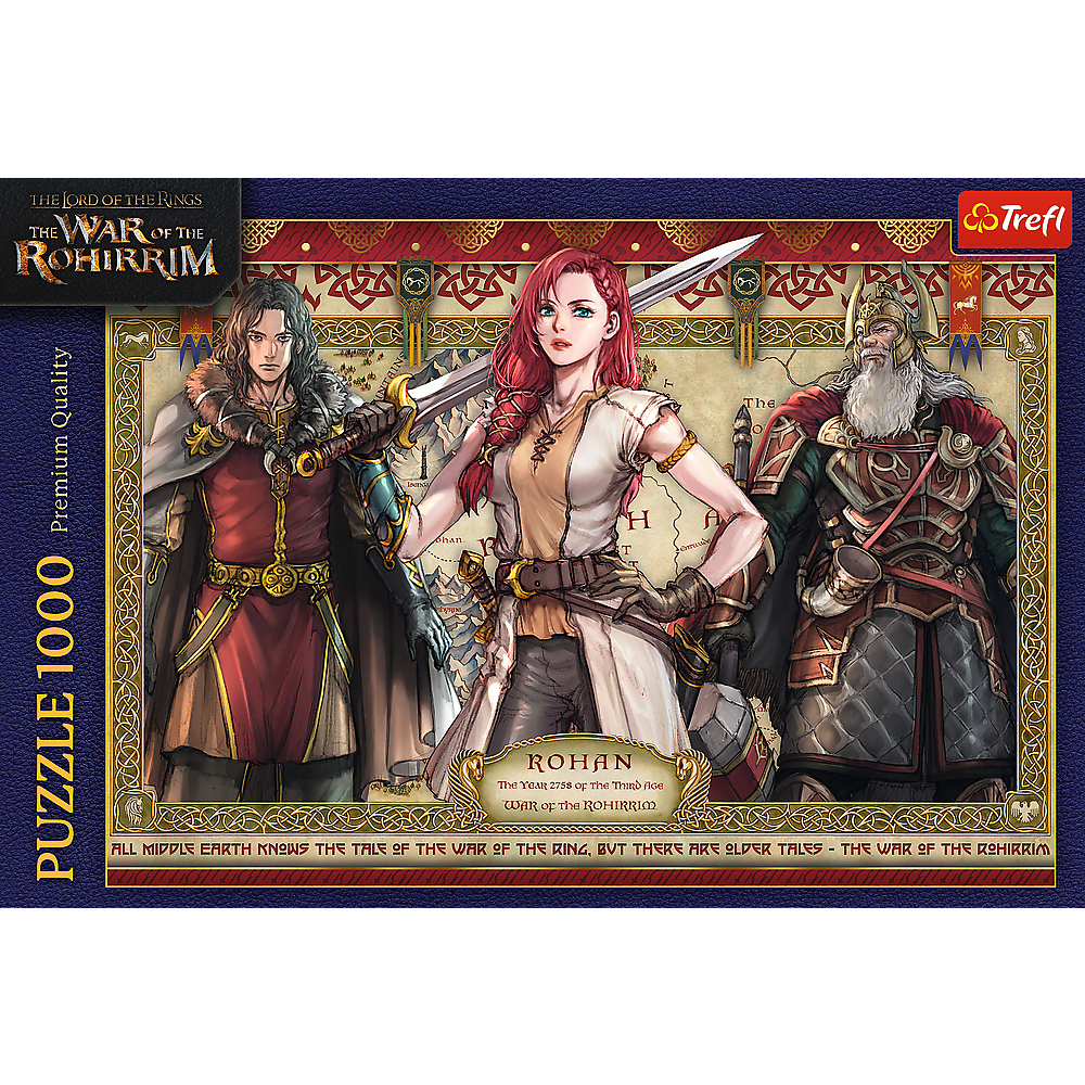 Puzzle Senhor dos Anéis Guerra Rohirrim 1000pcs Trefl 10937