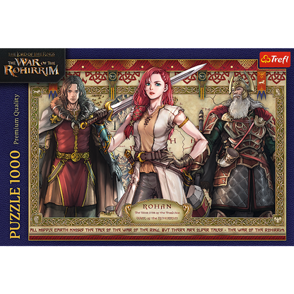 Puzzle Senhor dos Anéis Guerra Rohirrim 1000pcs Trefl 10937