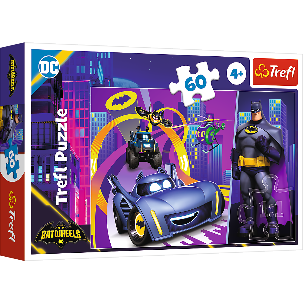 Puzzle Batman Veículos 60pcs Trefl 17400