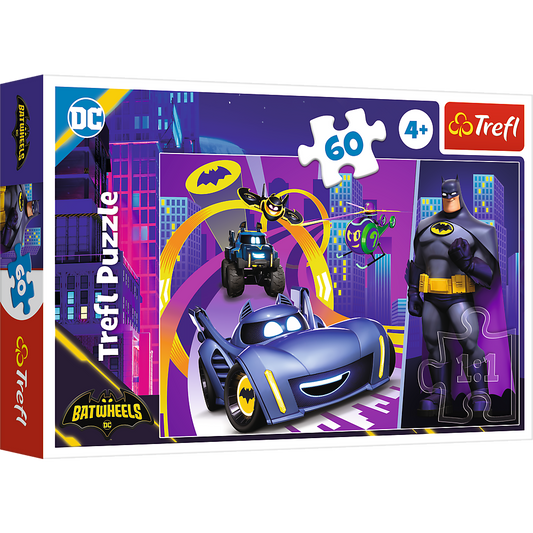 Puzzle Batman Veículos 60pcs Trefl 17400
