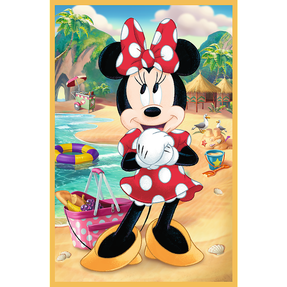 Puzzle 3x50 Ratos Férias Disney Trefl 34881