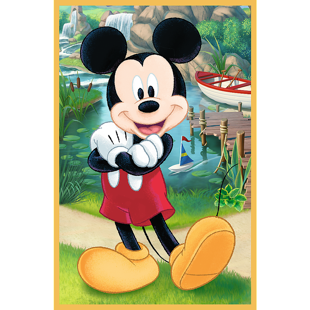 Puzzle 3x50 Ratos Férias Disney Trefl 34881