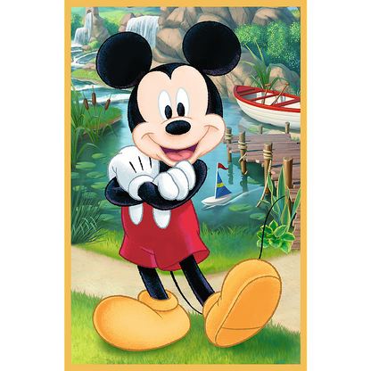 Puzzle 3x50 Ratos Férias Disney Trefl 34881