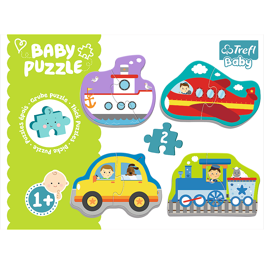 Puzzle Baby Veículos Trefl 36075