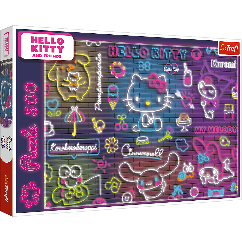 Puzzle Hello Kitty Neon 500pcs Trefl 37523