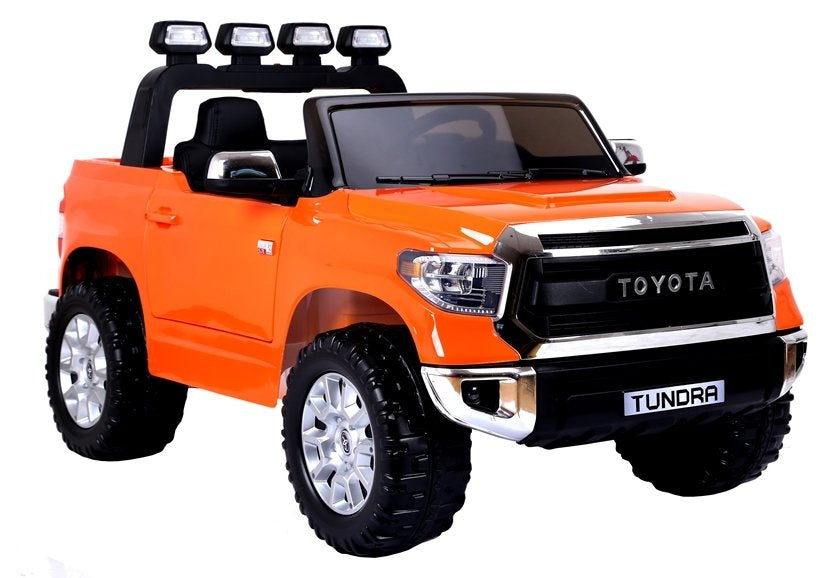 Carro elétrico infantil Toyota Tundra laranja