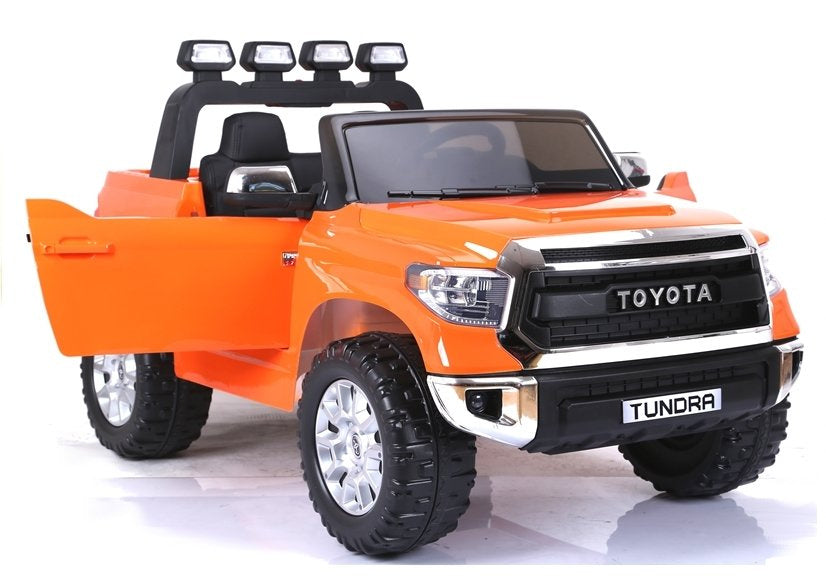 Carro elétrico infantil Toyota Tundra laranja