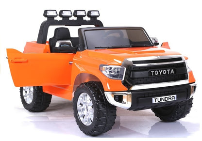 Carro elétrico infantil Toyota Tundra laranja