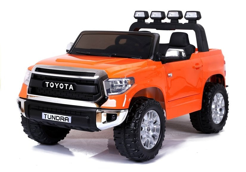 Carro elétrico infantil Toyota Tundra laranja