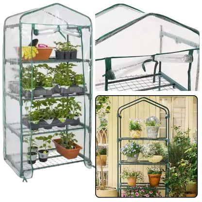 Estufa Mini Jardim Varanda 4 Prateleiras 69x49x157cm