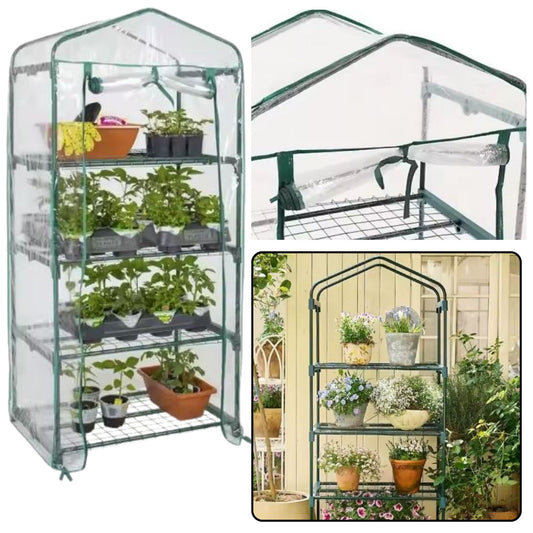 Estufa Mini Jardim Varanda 4 Prateleiras 69x49x157cm