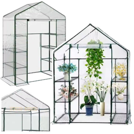 Estufa Jardim Varanda 4 Prateleiras 195x143x73cm
