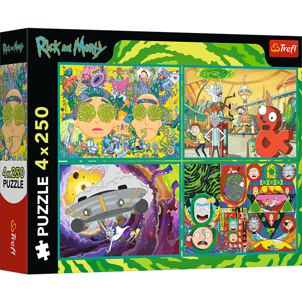 Puzzle Rick and Morty 4x250pcs Trefl 13338