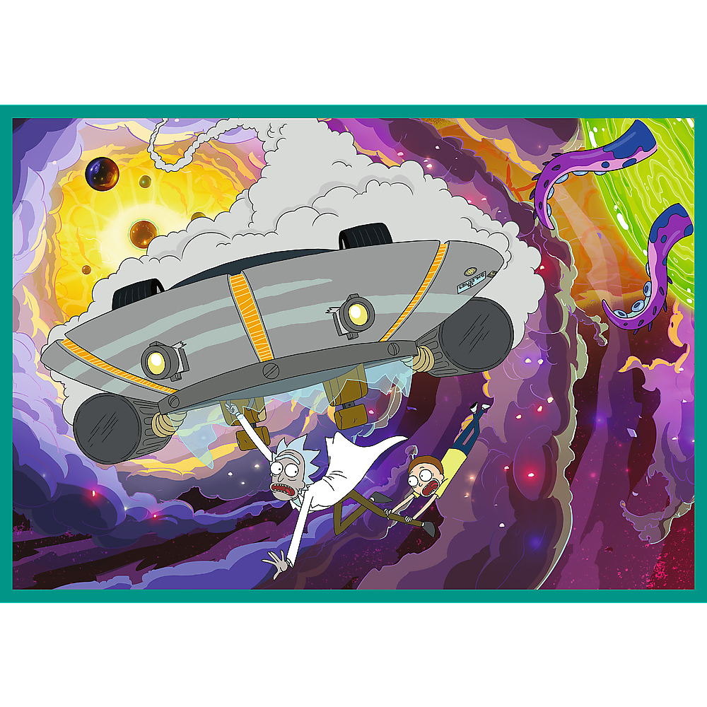 Puzzle Rick and Morty 4x250pcs Trefl 13338