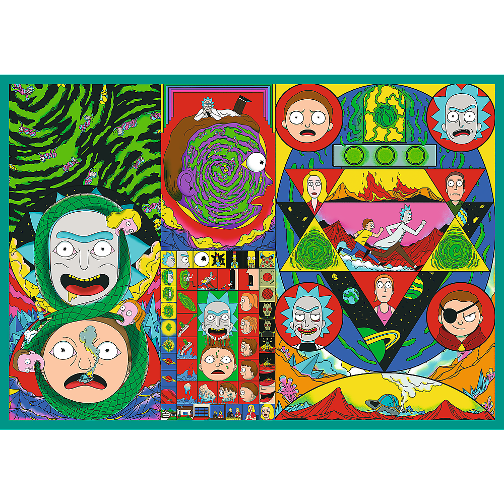 Puzzle Rick and Morty 4x250pcs Trefl 13338