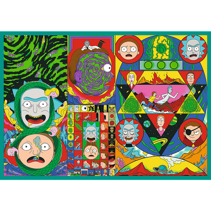 Puzzle Rick and Morty 4x250pcs Trefl 13338