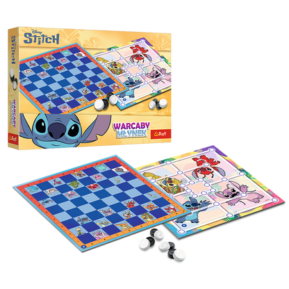 Jogo Damas e Moinho Lilo & Stitch Trefl