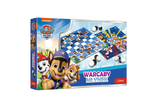 Jogo Damas e Moinho Paw Patrol Trefl